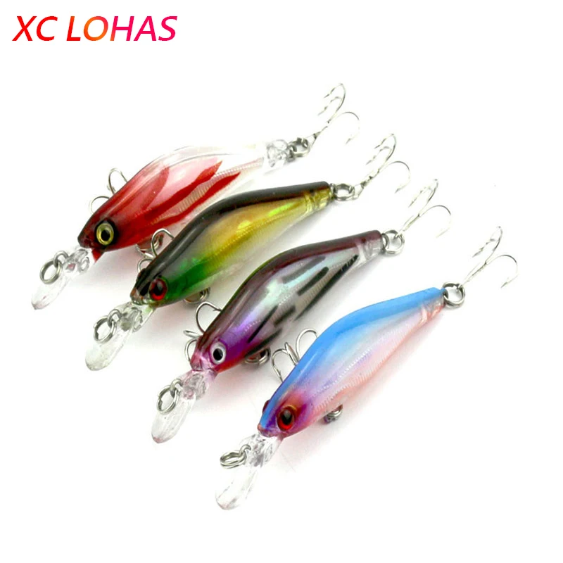 

Best Seller 8cm 6.3g Hard Plastic Minnow Lure Artificial Fishing Lures Acoustic Reflective Fake Bait Fishing Tackle MI082