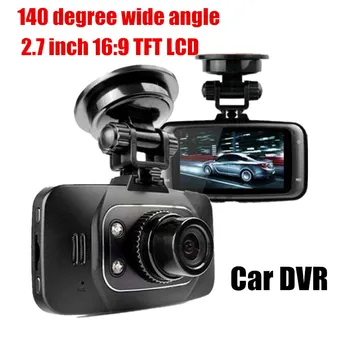 

Car DVR Camera Video Recorder G-sensor Motion Detection Night Vision Cycle Recording 140 degree wide angle Full HD