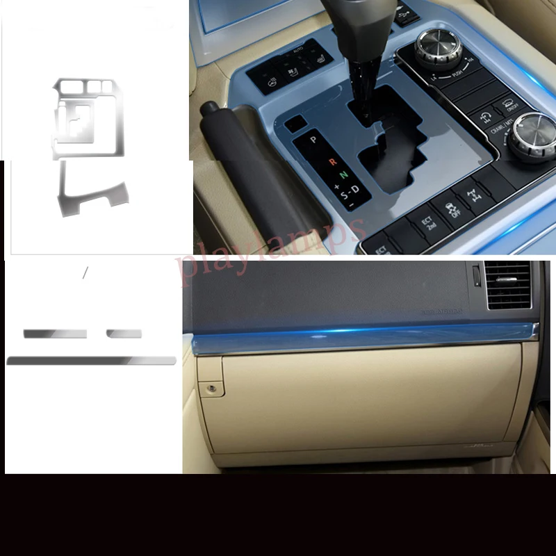 Автомобильная дверная ручка наклейка s TPU пленка прозрачная наклейка центральная консоль Защитная крышка для Toyota Land Cruiser LC200