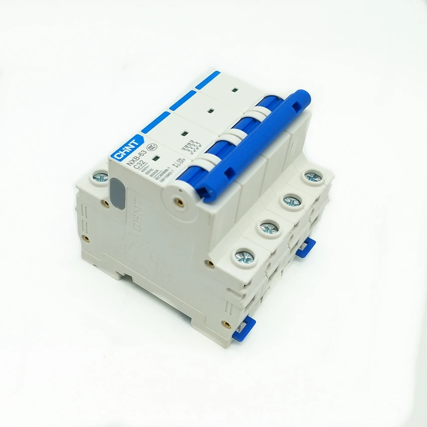 

CHINT Mini Circuit Breaker NXB-63 4 Poles C type 3A 4A 6A 10A 16A 20A 25A 32A 40A 50A 63A MCB C45 Circuit Breaker DZ47-63