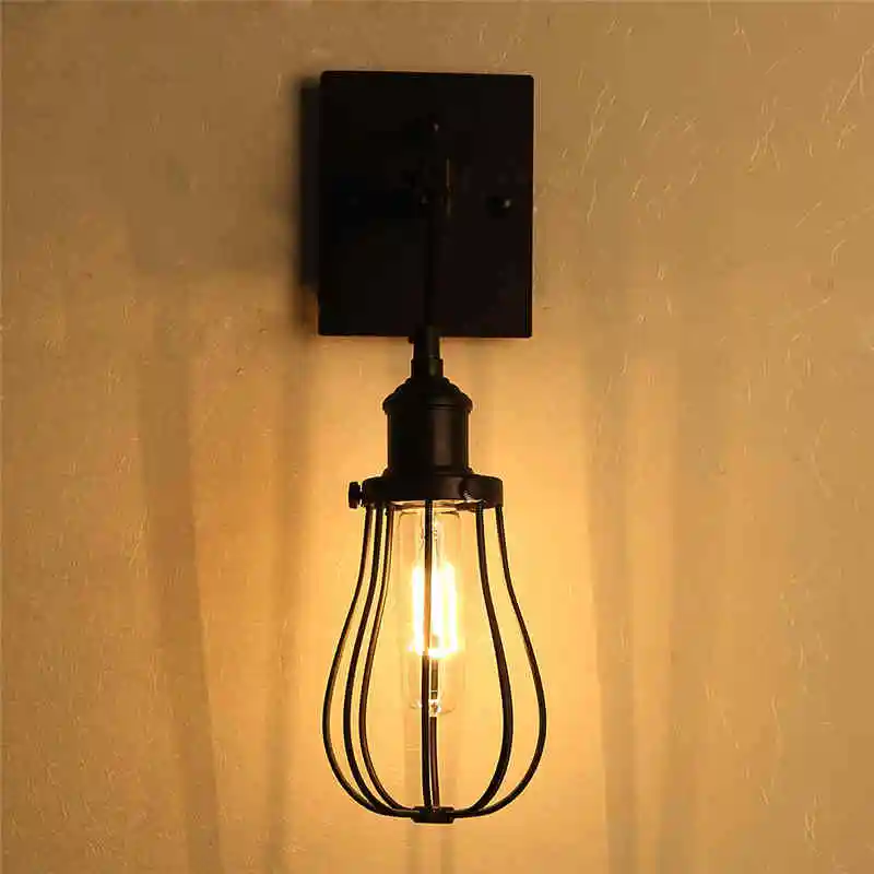 

Hot selling E27 American vintage wall lamp indoor lighting bedside lamps wall lights for home diameter 22cm 110V/220V