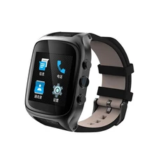 Original X01S Smart uhr Android 5.1 1,54 zoll 3G Smartwatch Telefon MTK6572 1,3 GHz Dual Core Wasserdichte GPS Schwerkraft Schrittzähler