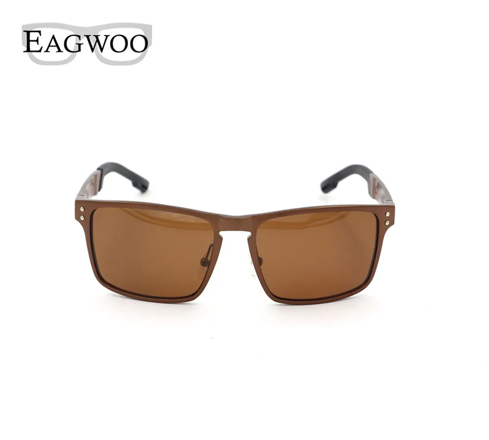 

Square Polarized Sunglasses Men Big Face Aluminium Magnesium Sun Glasses Super Light Anti Glare De Sol Masculin 8555