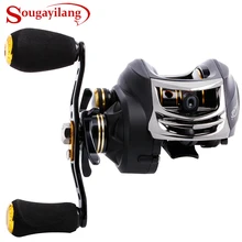 Sougayilang baitcasing Рыболовная катушка 6,3: 1 правая/левая ручка шестерни 11+ 1BB Рыболовная катушка, снасти колеса