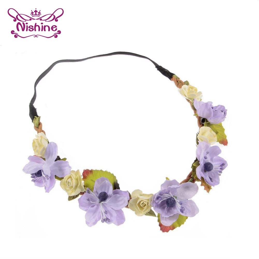Nishine Boutique Гирлянда для маленьких девочек с искусственным цветком детская