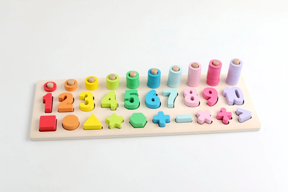 Pré-escolar de Madeira Jogo do Bebê Brinquedos para Crianças Montessori Brinquedos Contagem Forma Geométrica Cognição Educação Precoce Auxiliares Ensino Matemática Mod. 337218 29 auxiliares ensino matemática brinquedos para crianças
