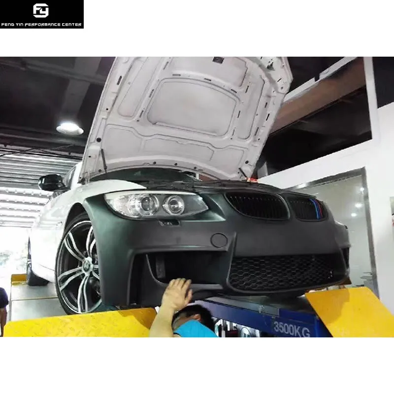 

E92 325i 330i 335i 3 series 1M front bumper FRP front bumper racing grills For BMW E92 E93 Car body kit 10-12