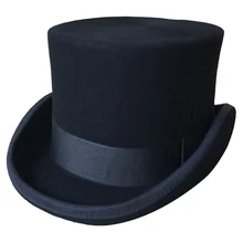 Halloween Cosplay Magier Magische Caps Steampunk Wolle Top Hüte Für Frauen Männer British Fedora Maskerade Verpackung Mit Box