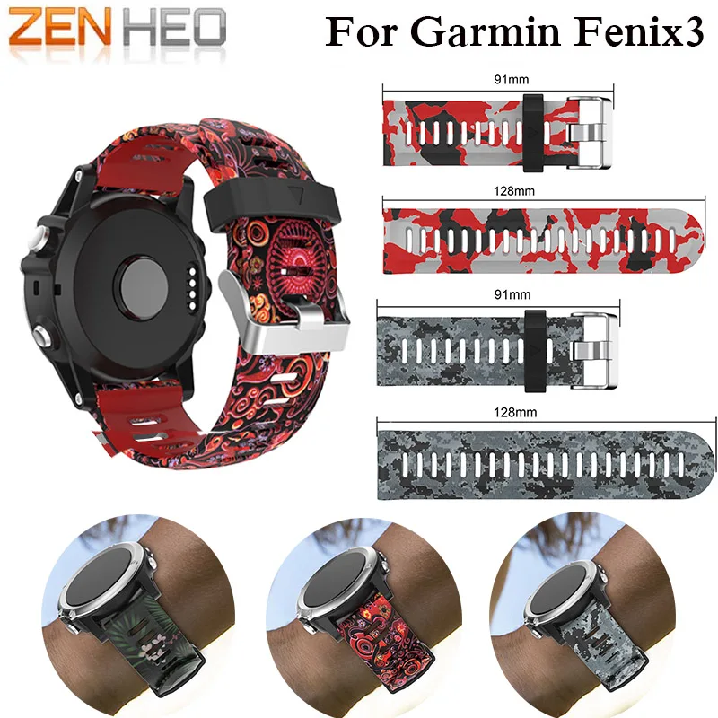 Watch Strap for Garmin Fenix3 / Fenix 5X with tools Watch Band Outdoor Sport Silicone 26mm Width Watchband For Garmin Fenix 5X Watch Strap for Garmin Fenix3 / Fenix 5X with tools Watch Band Outdoor Sport Silicone 26mm Width Watchband For Garmin Fenix 5X