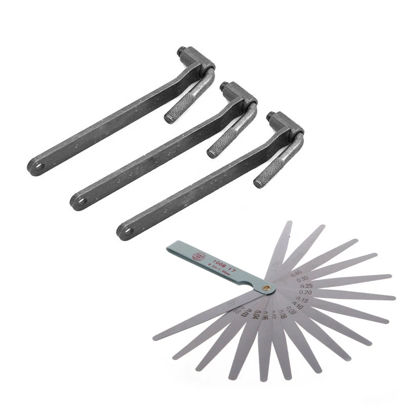 

Valve Wrench Set Scooter Screw With Feeler Gauge 8 9 10mm Universal Hot Sale