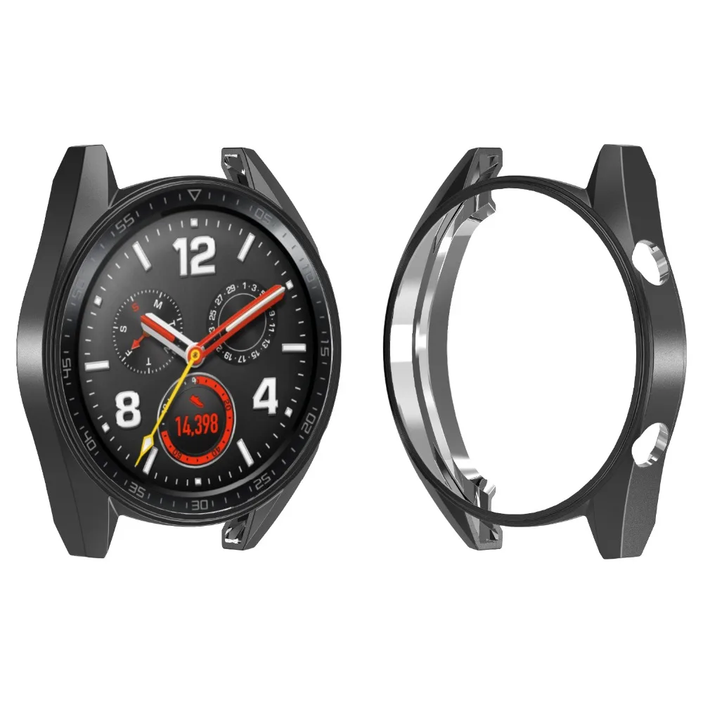 Huawei watch GT чехол для huawei watch gt strap Обложка мягкая TPU покрытием все вокруг защитный чехол Smartwatch аксессуары M25