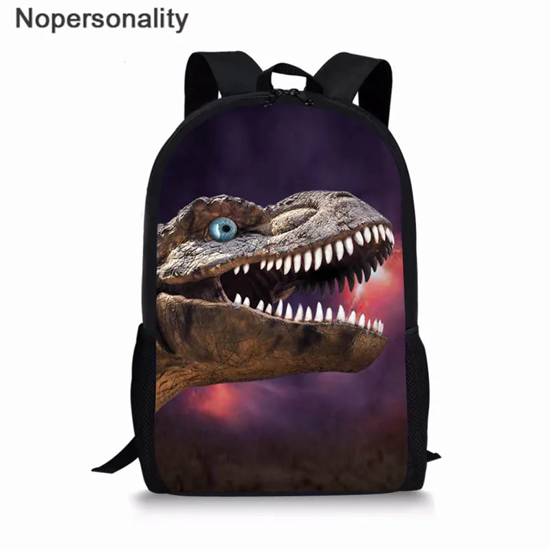 Nopersonality 3 шт./компл. Юрский Мир животных печать детские школьные сумки динозавр мальчиков рюкзак для детей школьные сумки Mochila - Цвет: CC5499C