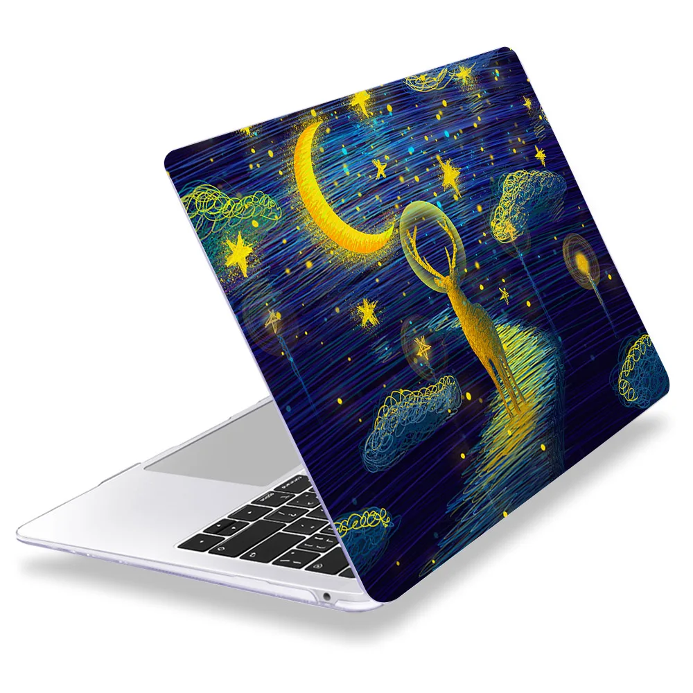 Redlai прозрачный кристалл дорогой чехол для Macbook Air 13 дюймов A1932 2018 для apple macbook Pro 13 Touch Bar retina A1706 A1989