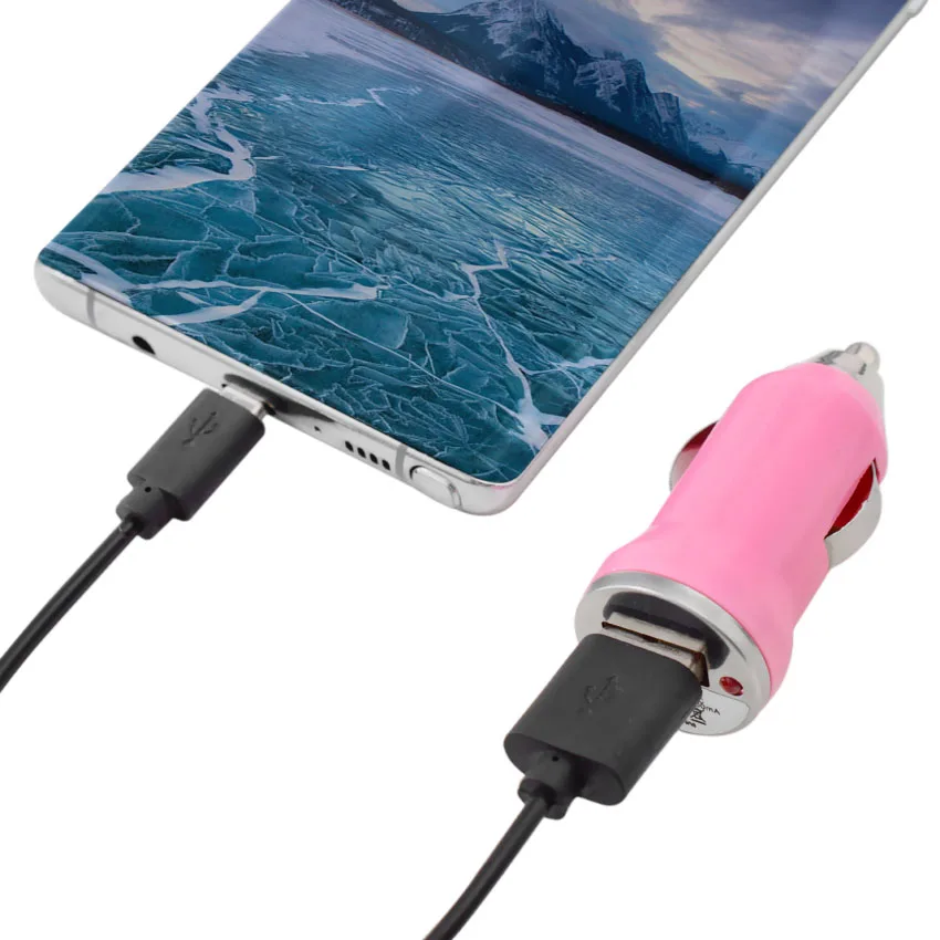 Car Charger USB Car Charger Digital 5V 1A Aluminium Fast Charging Voltage quick charge 3.0 fast charger For Iphone 6s 6plus SE (10)