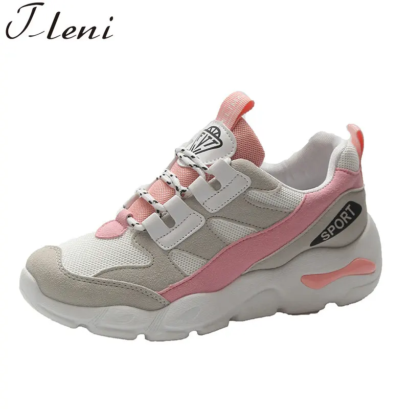 Tleni 2018 осень женская обувь для бега легкий открытый кроссовки для бега обувь Для женщин дышащая Спортивная обувь для ходьбы ZX-224