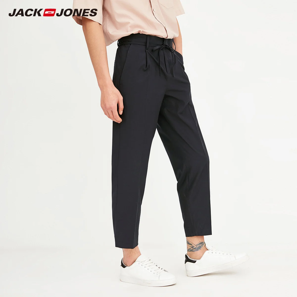 Jack Jones Весна и лето Брендовые мужские брюки свободного покроя повседневные