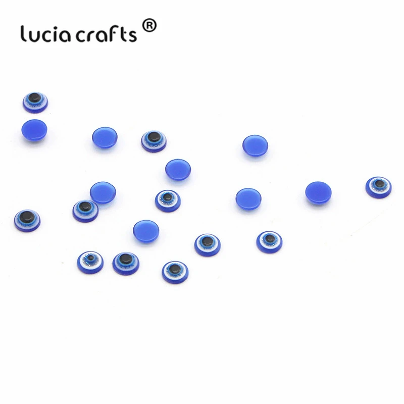 Распродажа! Lucia crafts 24 шт./лот 8 мм не Самоклеющиеся пластиковые Wiggly Googly Eyes DIY игрушки ручной работы куклы аксессуары K0912