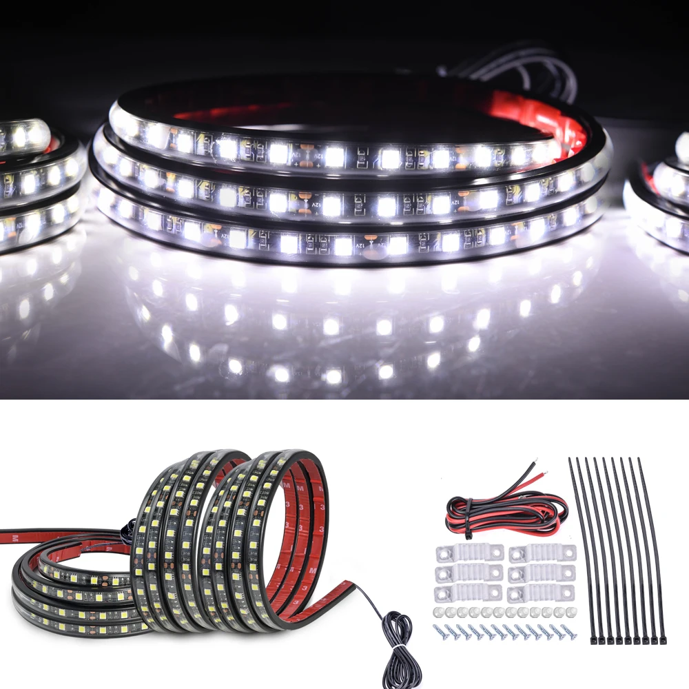 MICTUNING LED Truck Bed Lights 3Pcs 60" White Light Strip Lamp Waterproof Car MICTUNING LED Truck Bed Lights 3Pcs 60" White Light Strip Lamp Waterproof Car