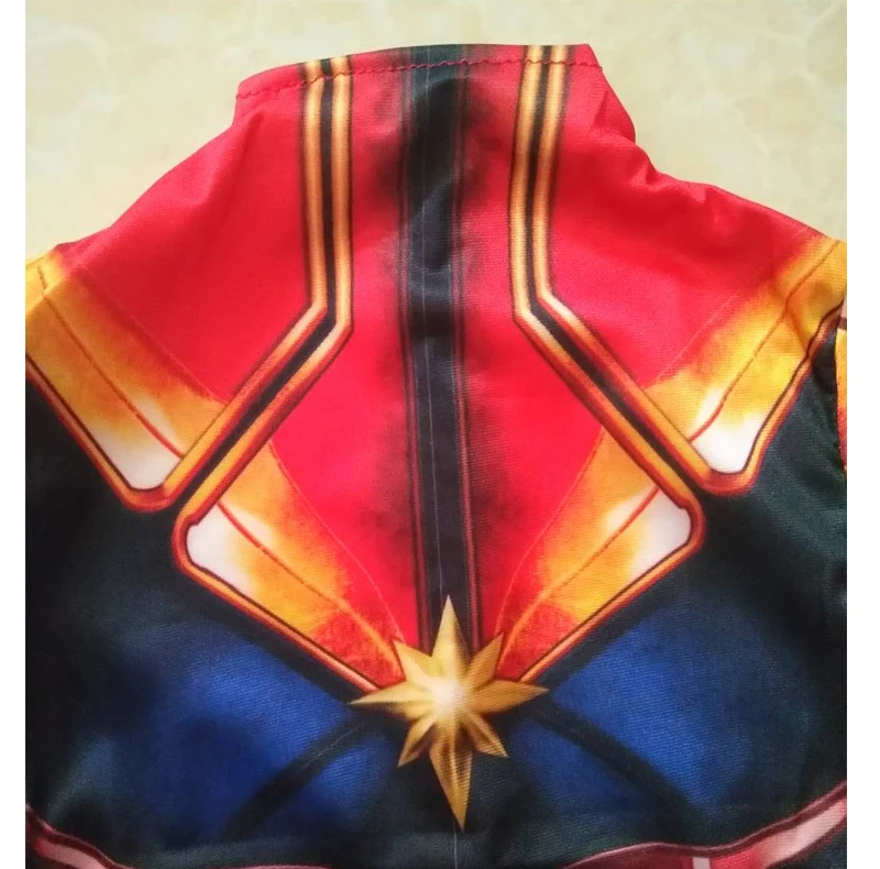 2019 нуэвос Ниньос сорпреса Капитан Marvel косплей disfraces los Vengadores 4 COS Топ y pantalones ropa diaria