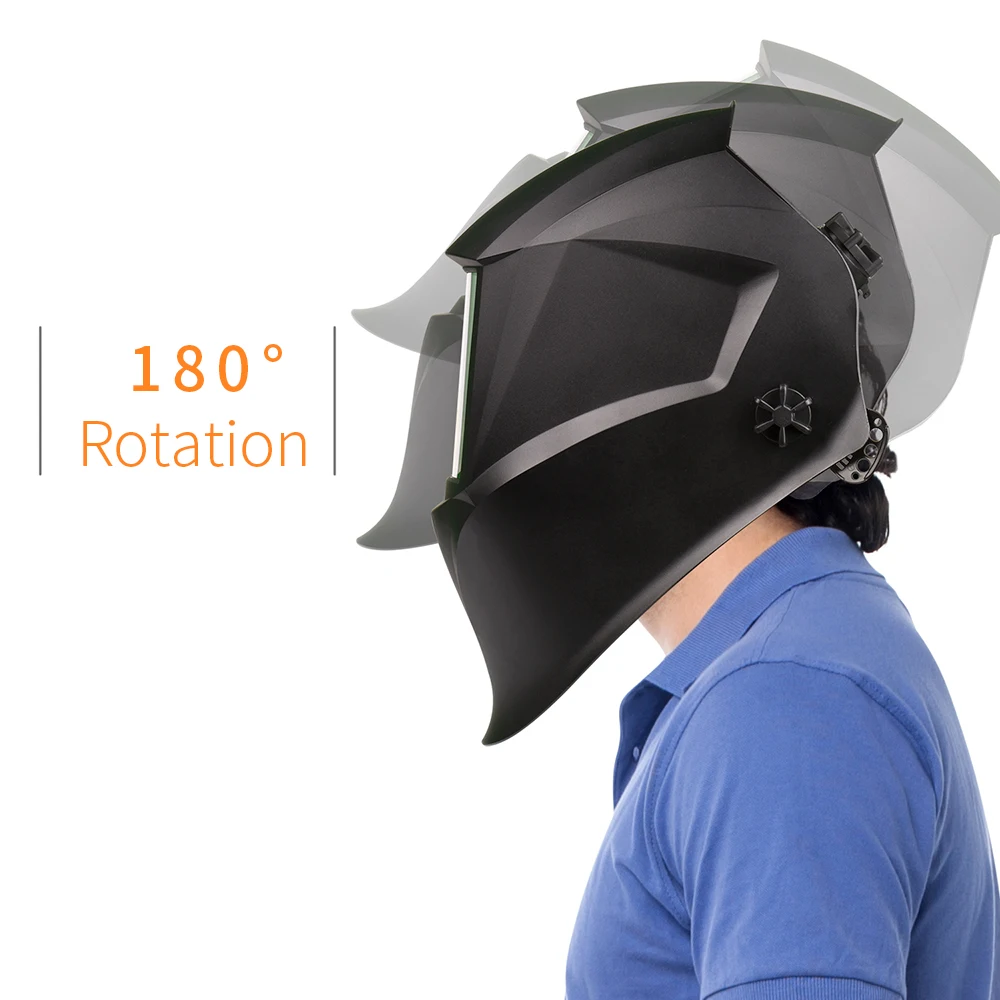 

Solar Power Auto Darkening Filter Welding Helmet TIG MIG welding mask with 4 Optical Sensors electronics production machinery
