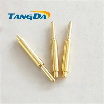 

1.2*10.5mm pogopin probe spring retractable thimble battery charging probe gold-plated high-current conducting needle 1A