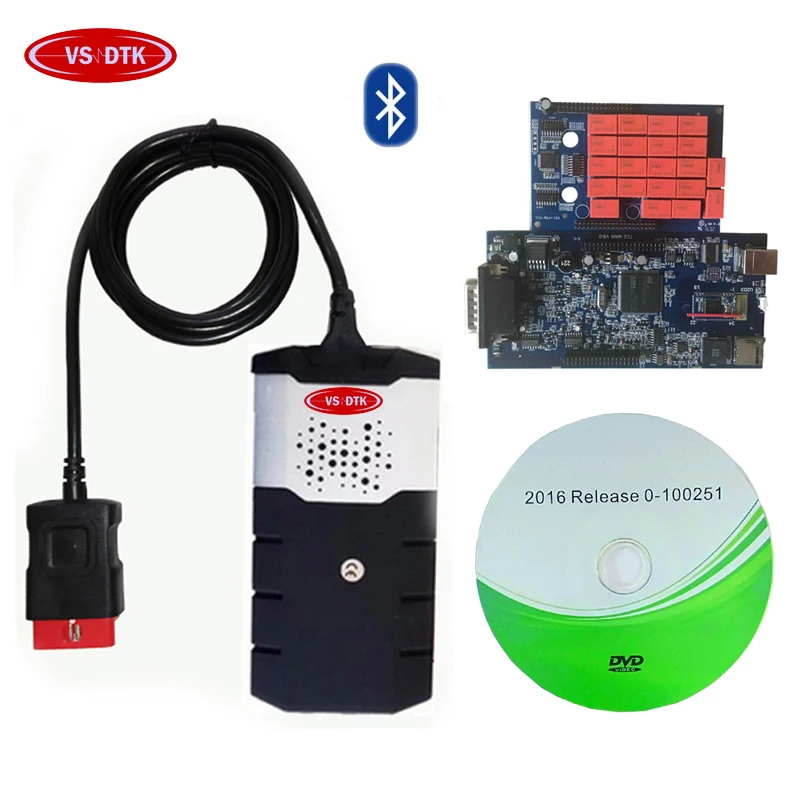 

2019 New Software 2016R0 Keygen /2015.3 VD DS150E CDP vd tcs cdp pro plus with bluetooth for delphis car truck OBD2 Scanner tool