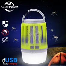 Trampa antimosquitos impermeable IP67 con carga USB, lámpara de luz nocturna LED, luces de insectos y bichos, repelente de plagas, luz de Camping