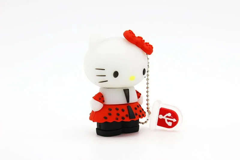 JASTER милый hello kitty Usb флеш-накопитель, флеш-накопитель, 4 ГБ, 8 ГБ, 16 ГБ, 32 ГБ, 64 ГБ, мультяшный U диск, флеш-карта, карта памяти, подарок