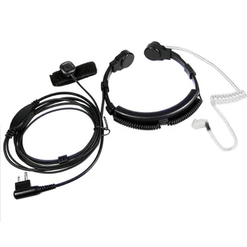 

10pcs Extendable Throat Mic Headset Walkie Talkie Earpiece PTT for Motorola Radio CP040 CP150 Mag One A8 CT150 CT250 DTR550