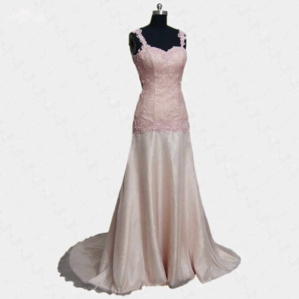 RSE226 Sexy-линии Спинки Персикового Цвета Платье Невесты