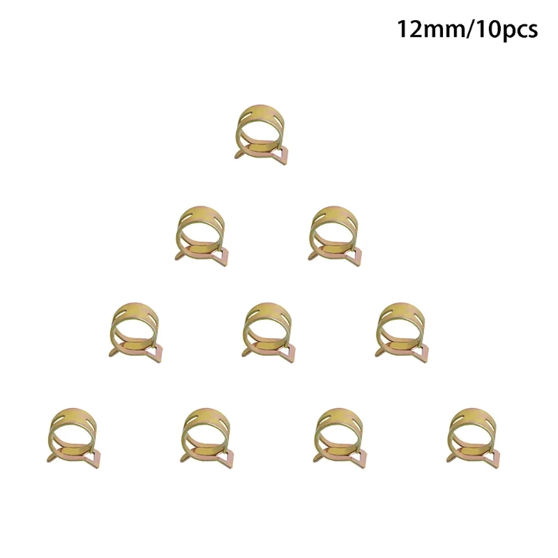 60 шт. Авто пружинный зажим мазута воды мотыги трубы зажим крепеж 6 размеров LS'D инструмент