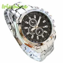 Irisshine i0312 hommes montres Nouveau Trois Yeux Six Aiguille En Acier De Mode Hommes de Mode D’affaires Décontractée Montre