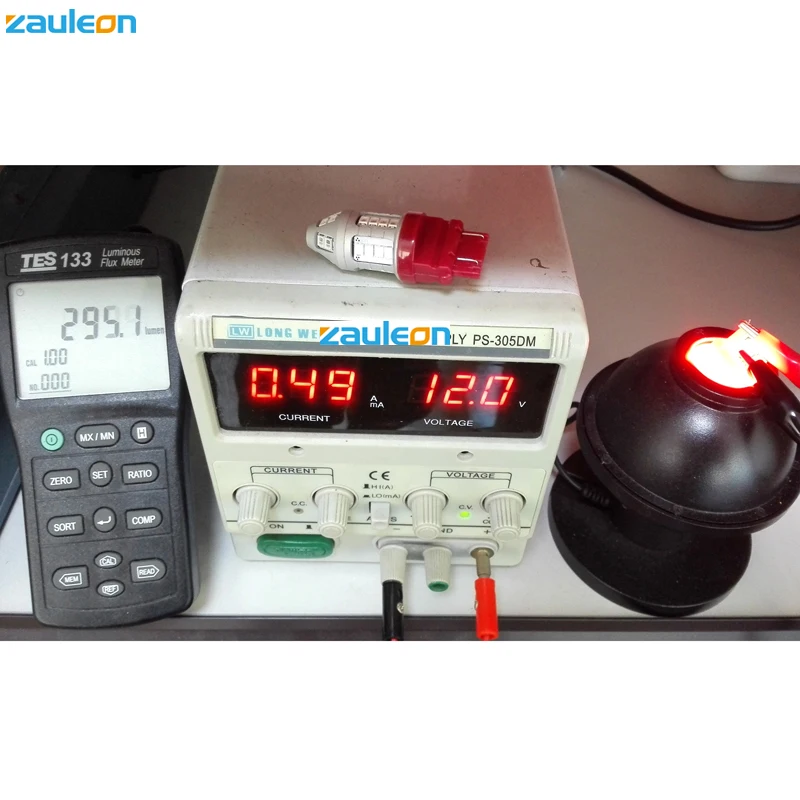 Zauleon 2 шт. T25 3157 P27/7 W 3156 P27W светодиодная красная автомобильная лампа заднего фонаря