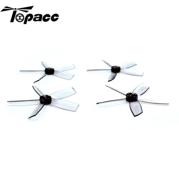 

New Arrival 2 Pairs HB2535 2535 2.5*3.5*5 DIY 5 Blade Orange Transparent PC FPV Racing Propeller CW CCW Props For RC Multicopter