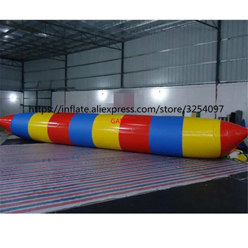 Seashore Use Inflatable Water Blob Jump Games 8X3m Inflatable Water Trampoline For Adults