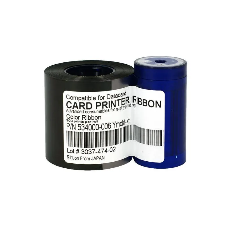 For Datacard 534000 006 YMCKT KT Color Compatible Ribbon 300 printsin