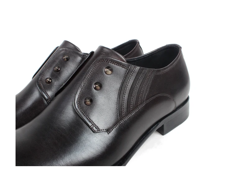 VIKEDUO плотная Представительская обувь для Для мужчин сделанный вручную с патиной для свадьбы; обувь для офиса; мужские костюмы обувь из