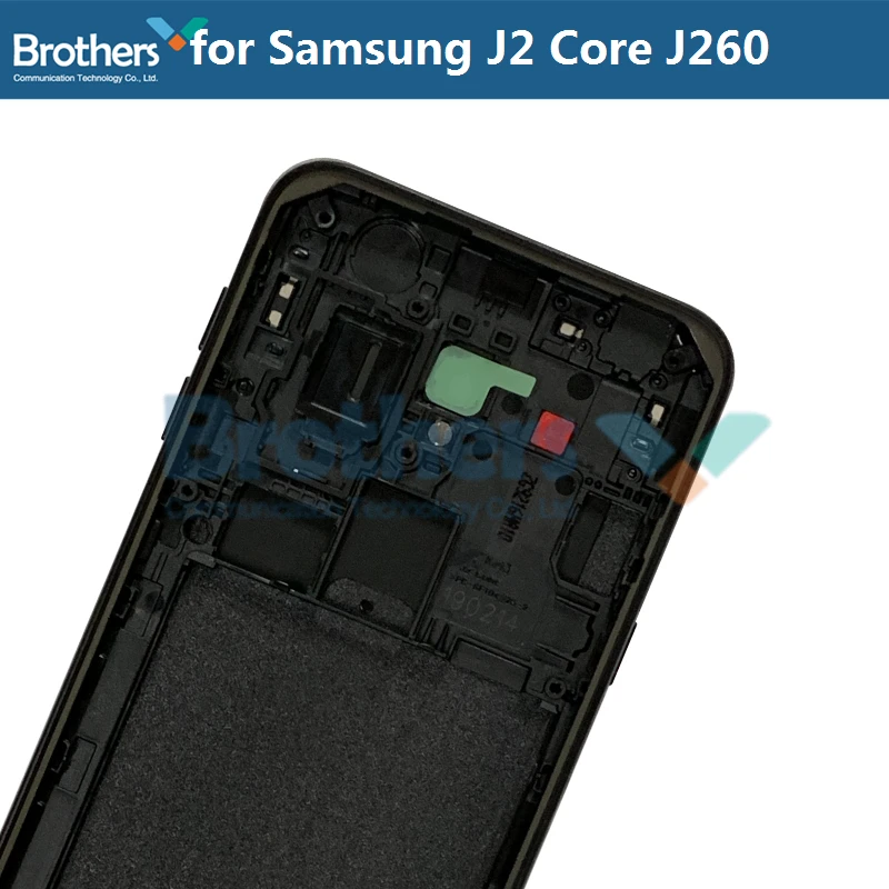 Полный корпус для Samsung Galaxy J2 Core J260 средняя рамка с кнопками объектива камеры J260F