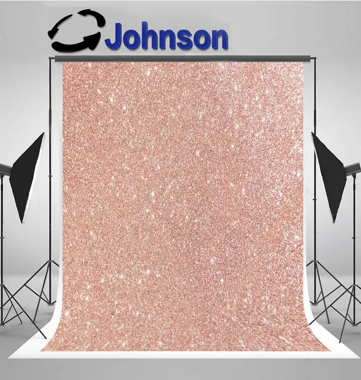 

Glitter Rose Gold Holidays Lights backgrounds High quality Computer print wedding backdrop
