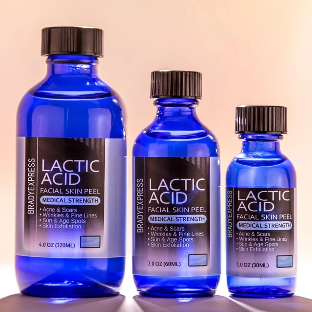 NEW LACTIC Acid Skin Peel For Acne, Wrinkles, Melasma, Age Spots 25