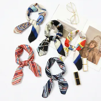 

Women Lady Stylish Silk Square Scarf Bandana Neckerchief Head Neck Wrap Scarves