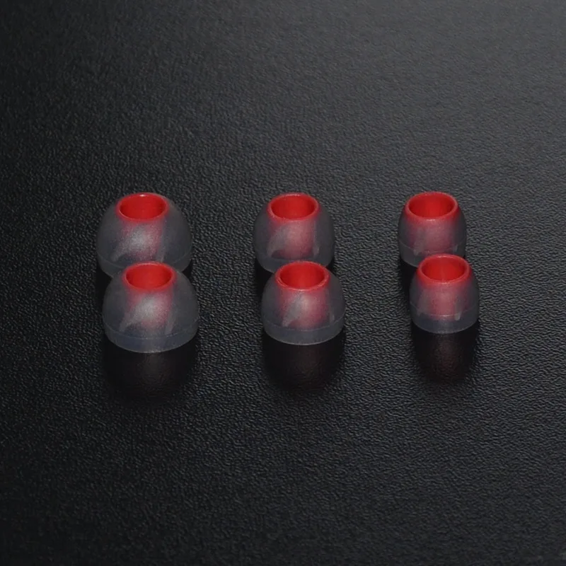KZ 3 пары(6 шт.) L M S в ухо KZ красные спиральные силиконовые наконечники для наушников/наконечники для ушей/наушники для KZ ZS10 ES4 ZSA