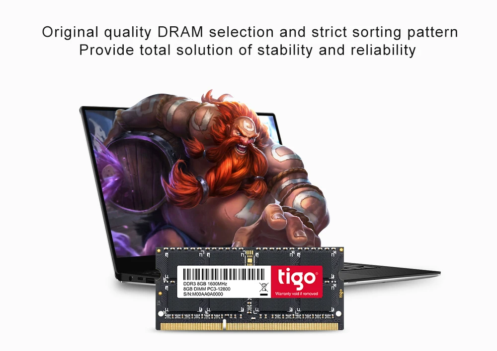 Tigo DDR3 4GB для ноутбука оперативная память 1,35 V низкая мощность 1600mhz 1333mhz Sodimm память