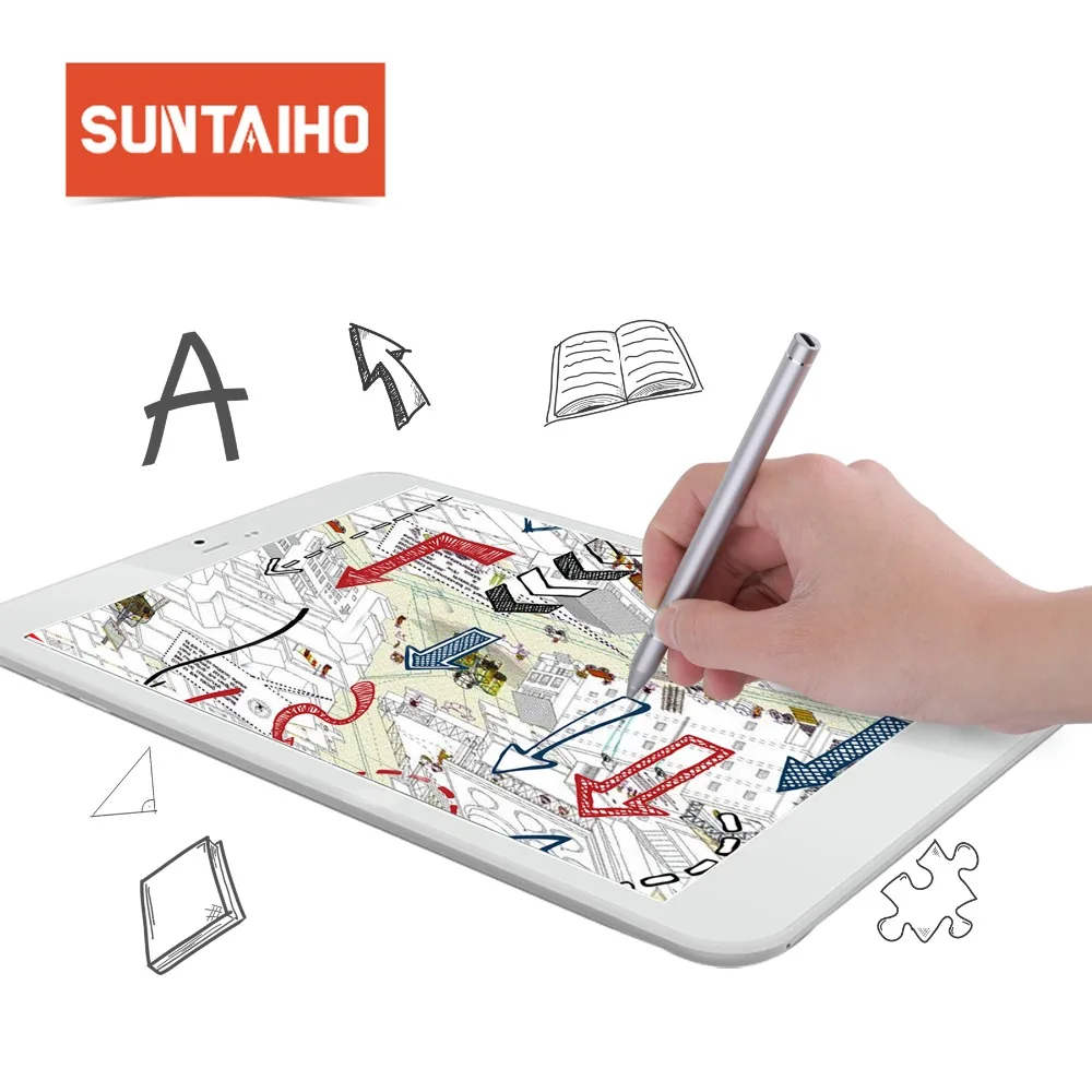 Suntaiho для Apple Pencil активный стилус емкостный сенсорный экран для планшета samsung iPad iPhone для iPad iPad Pro 10,5 12,9