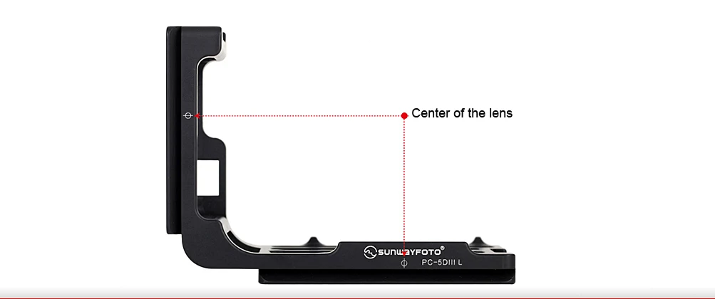 SUNWAYFOTO PCL-5DIII головка штатива быстросъемная площадка для 5diii головка штатива с l-образным кронштейном и 5diii конкретные Алюминий Quick Release