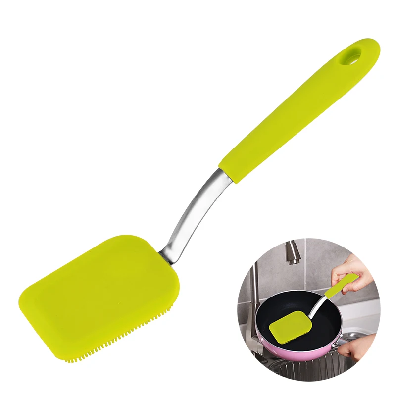 Food Grade Silicone Cleaning Brush Soft Space saving Cleaner Hanging