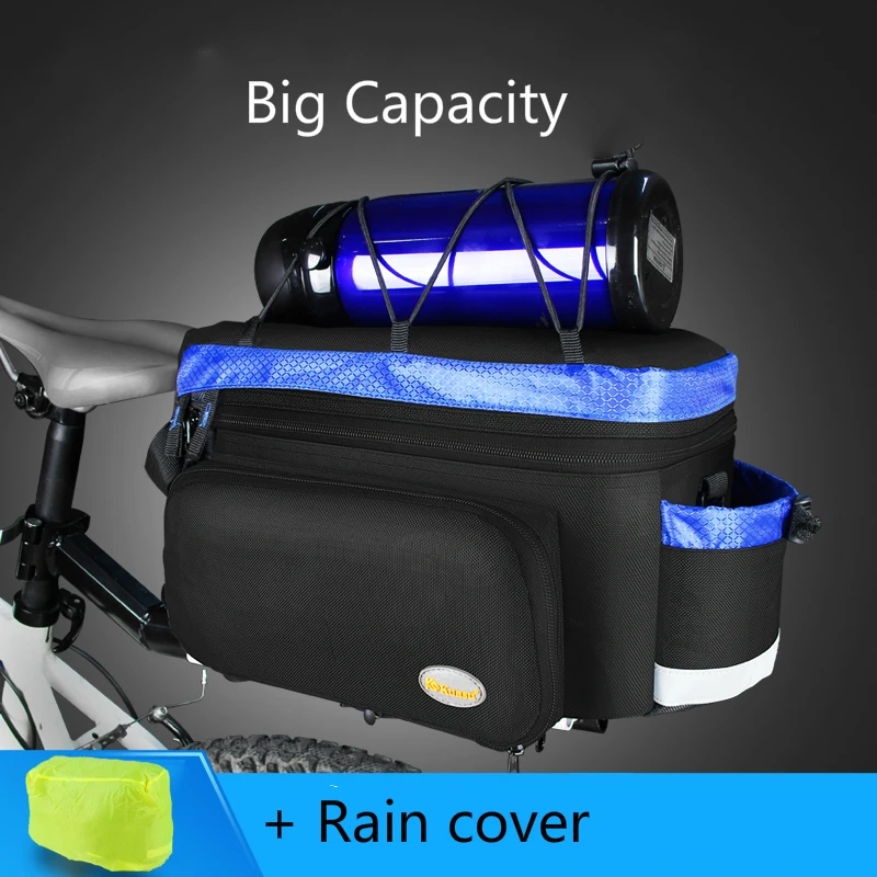 

Multi-function Big Capacity Bicycle Cycling Rack Bag Trunk Bag Luggage Pannier Back Seat Double Side Tail Rear Bag Saddle Bag
