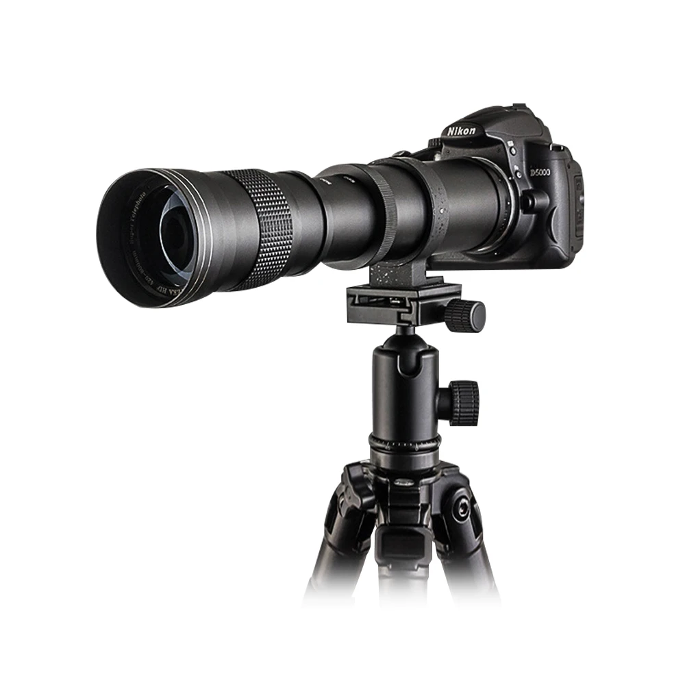 Mcoplus 420 800 мм F8.3 16 супер телеобъектив ручной зум объектив для Canon Nikon Sony Pentax DSLR