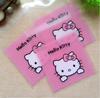 

100 pcs/lot Cartoon Cat Cookies Packaging Bags,Self-adhesive Plastic Bags,Baking Package Bags,Small Objects Packaging Bags