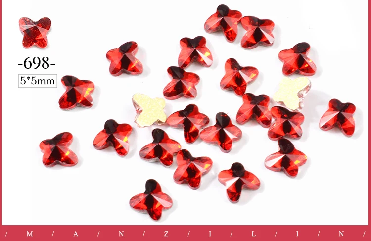 10 шт красный дизайн ногтей Стразы Flatback кристалл бабочка Луна Овальный дизайн сердца блестящие драгоценные камни ювелирные изделия 3d DIY очаровательные украшения